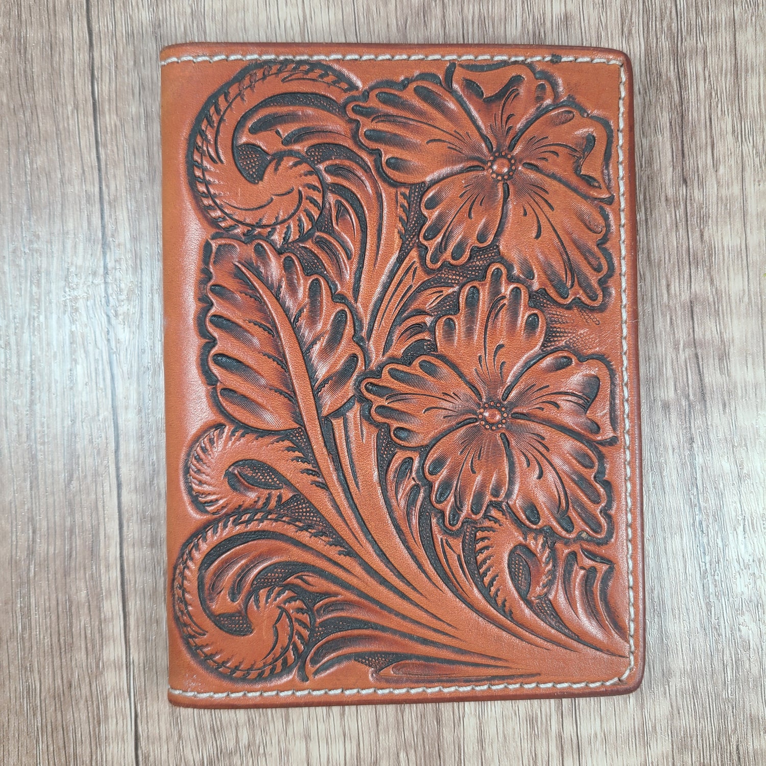 Small Leather Notebook or Passport Cover - In Stock