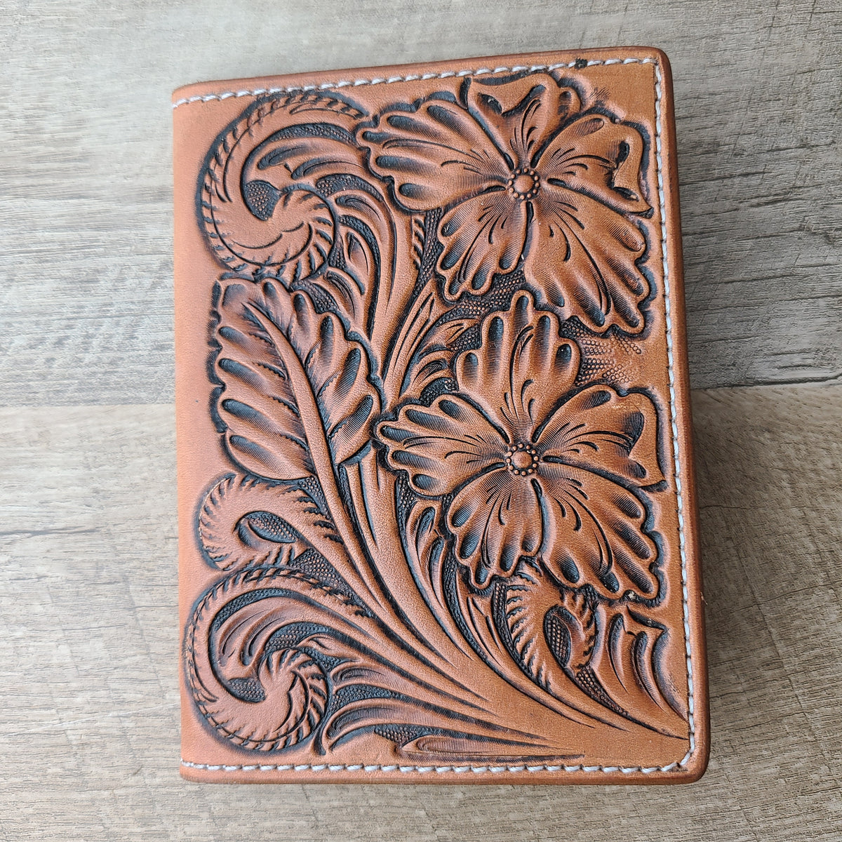 Small Leather Notebook or Passport Cover
