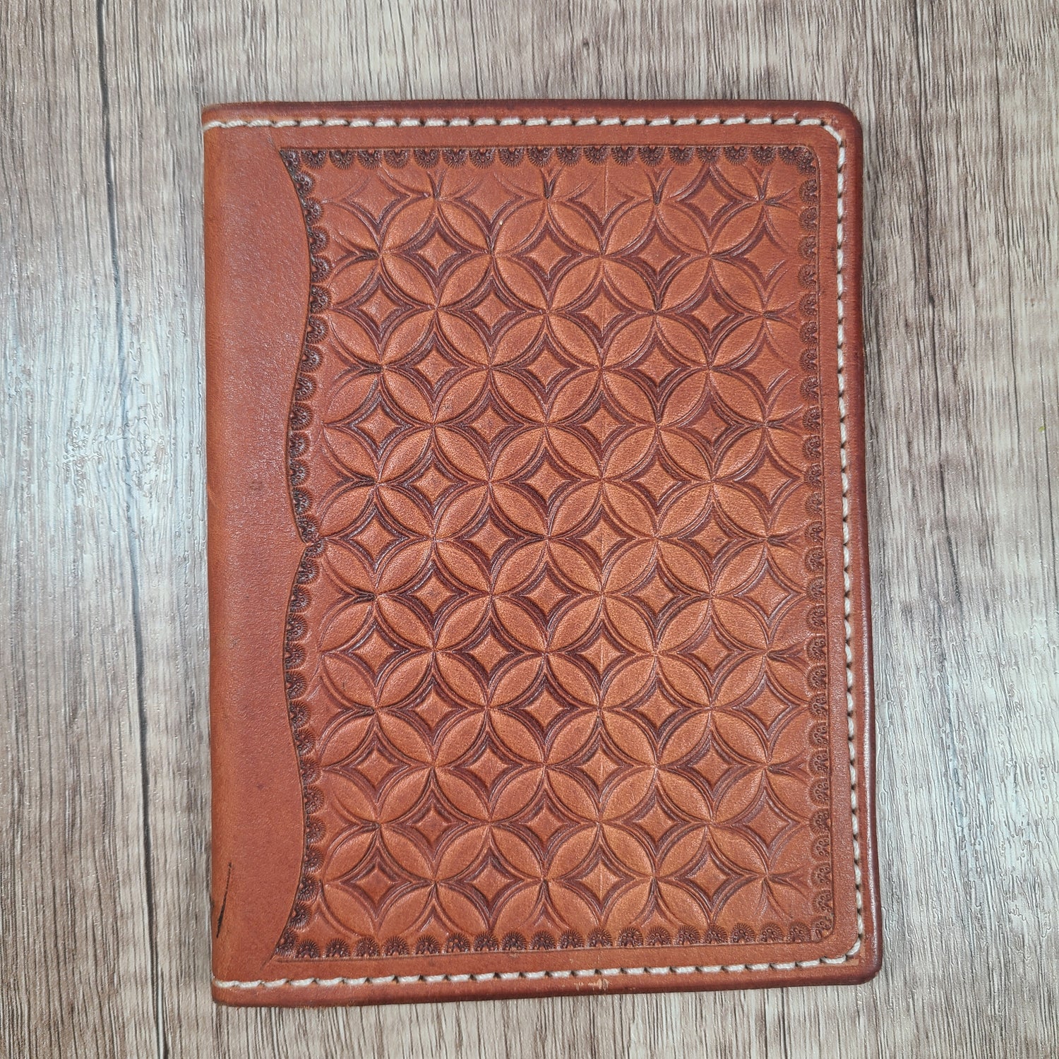 Small Leather Notebook or Passport Cover - In Stock