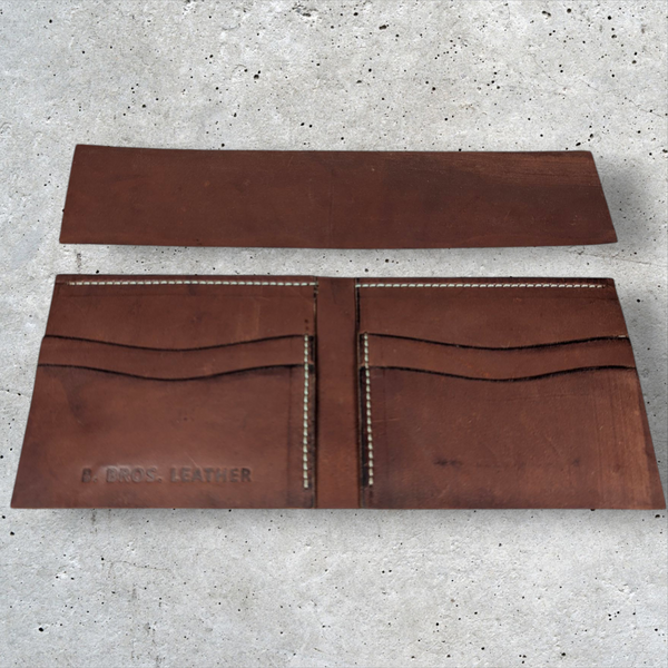 Deluxe Wallet Kit Interior made from kangaroo with skirting Exterior