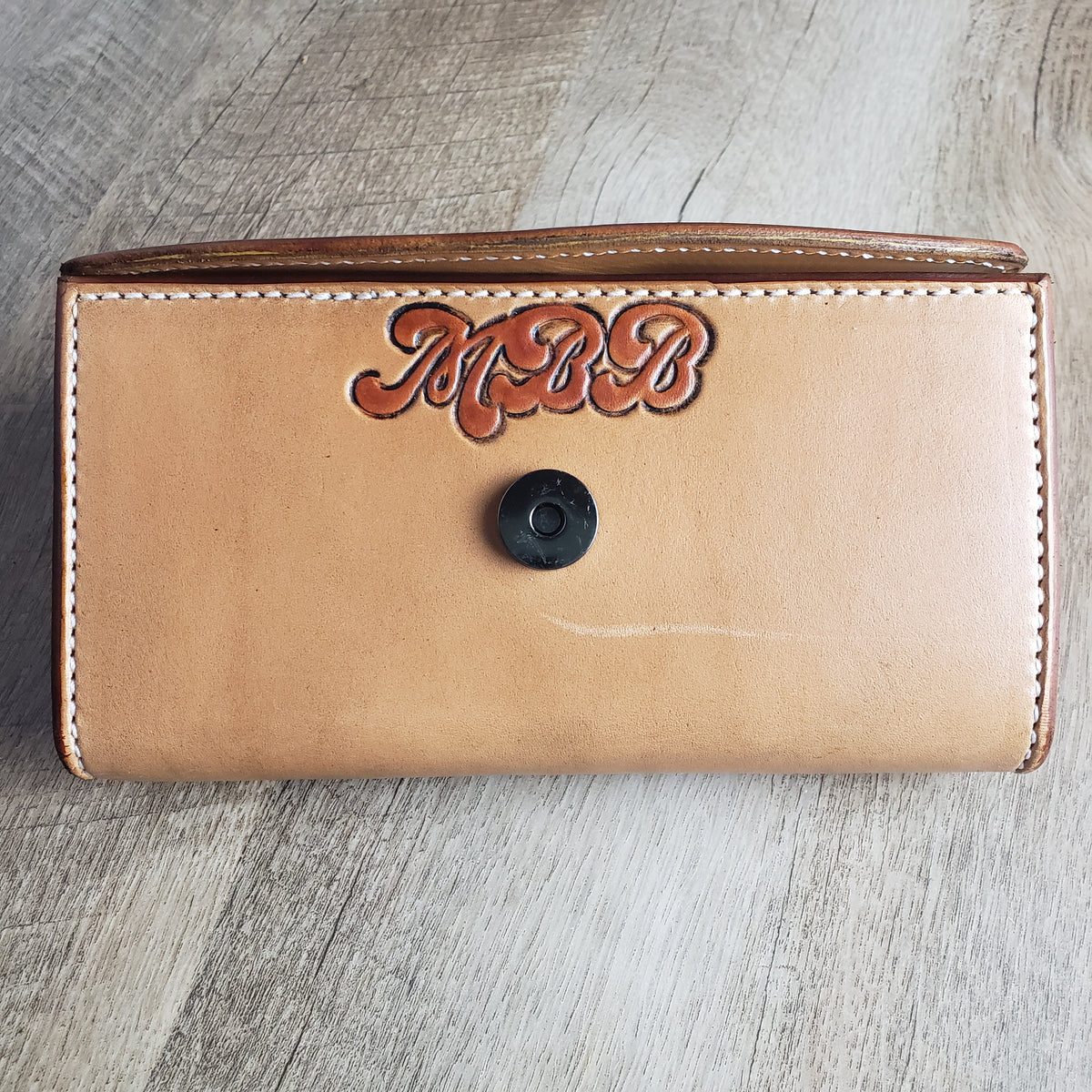 Floral Ladies Leather Clutch Wallet