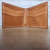 Leather Bi-fold Floral Wallet