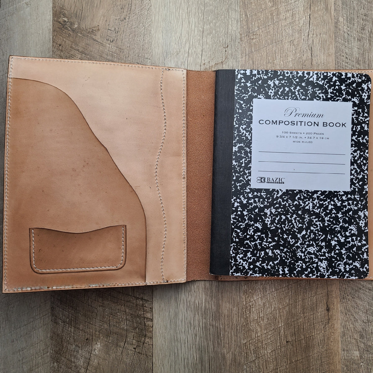 Leather Composition Notebook Cover