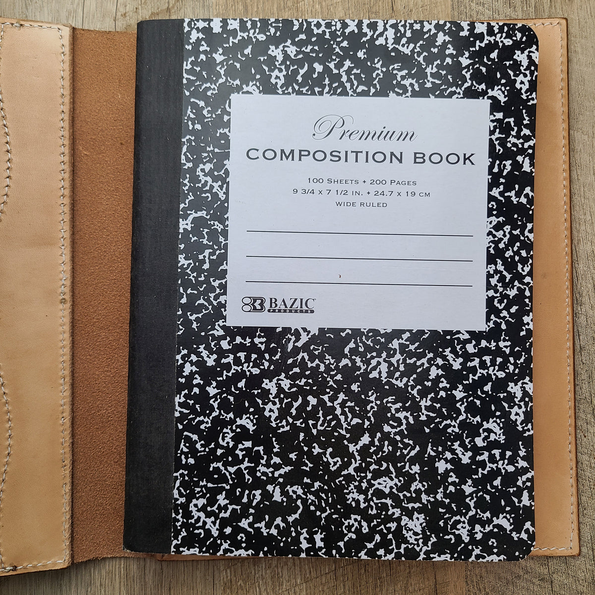 Leather Composition Notebook Cover
