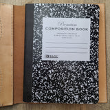 Leather Composition Notebook Cover