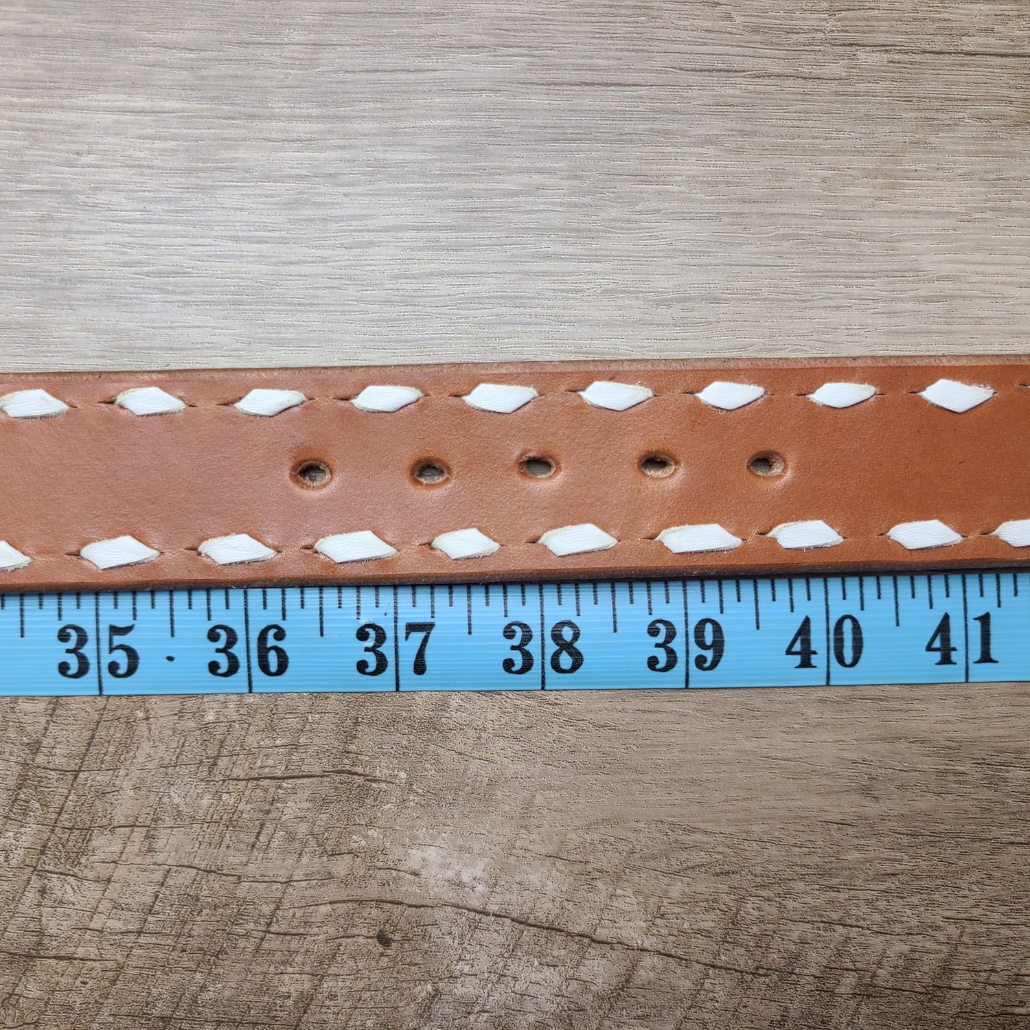 Plain Buckstitch Belt - In Stock
