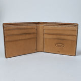Handmade leather bifold wallet with western tooled pattern durable leather to last a several years